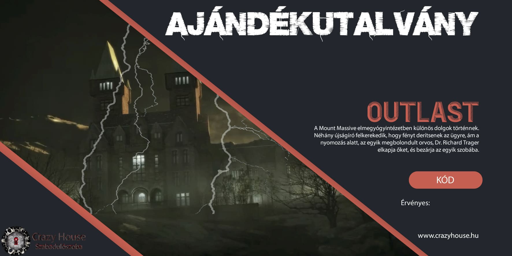 Outlast ajándékutalvány